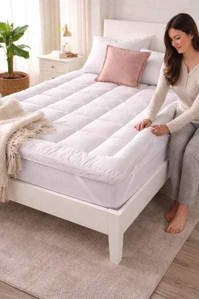 Luxe Nest Premium Memory Foam Mattress Topper – Luxury Comfort & Support